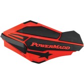 HANDGUARDS RED/BLK POL